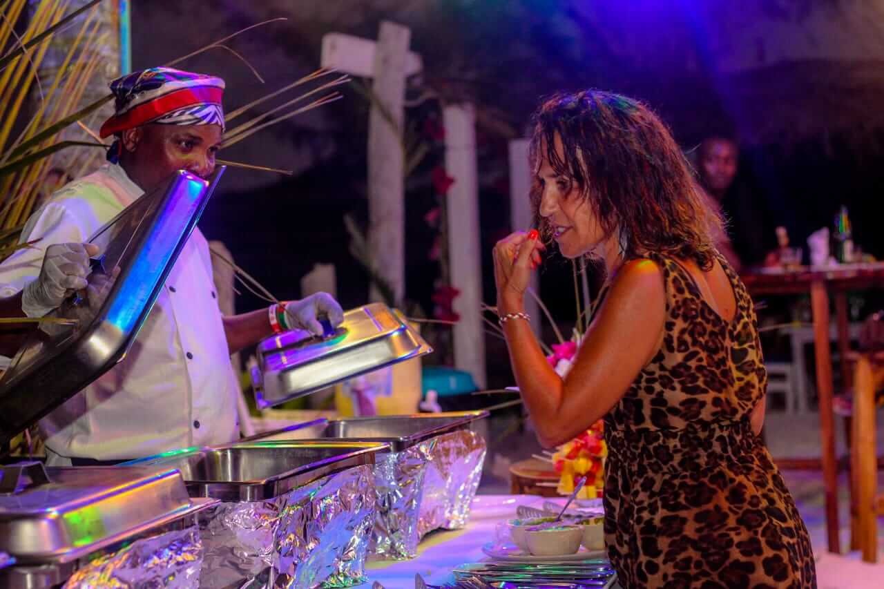 Sea food buffet at KIbo